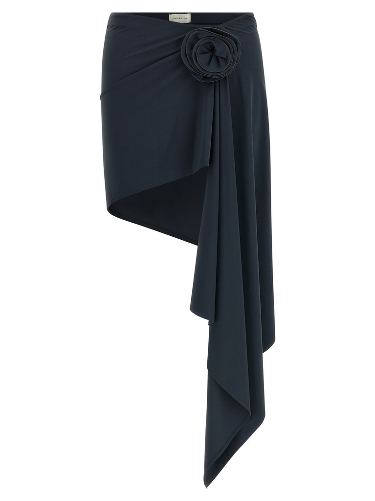 '02' swimsuit skirt