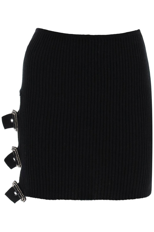 Giuseppe Di Morabito mini ribbed knit skirt in nine words