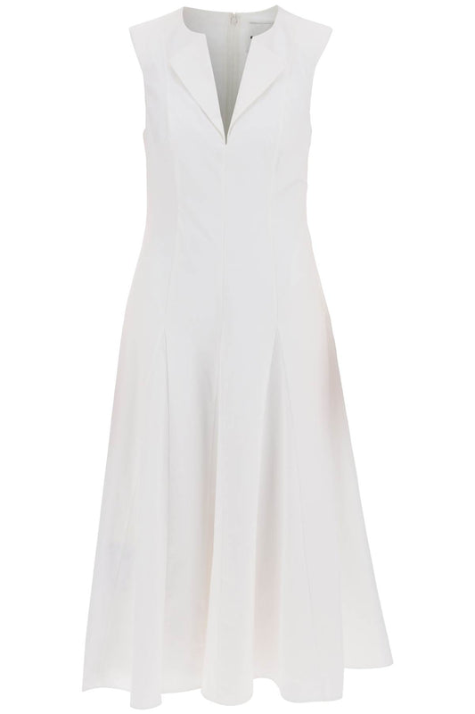 Roland Mouret cotton poplin midi dress in