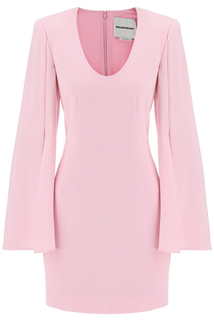 Roland Mouret "mini dress with cape sleeves"