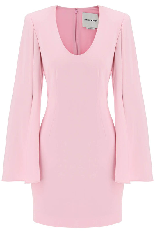 Roland Mouret "mini dress with cape sleeves"