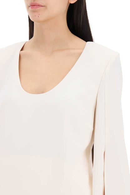 Roland Mouret "cady top with flared sleeve"