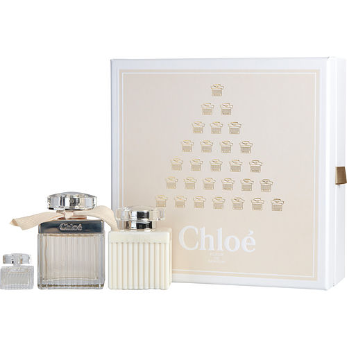 CHLOE FLEUR DE PARFUM - EAU DE PARFUM SPRAY 2.5 OZ & BODY LOTION 3.4 OZ & EAU DE PARFUM 0.17 OZ MINI