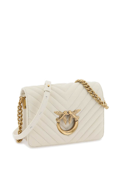 Pinko love click mini chevron bag