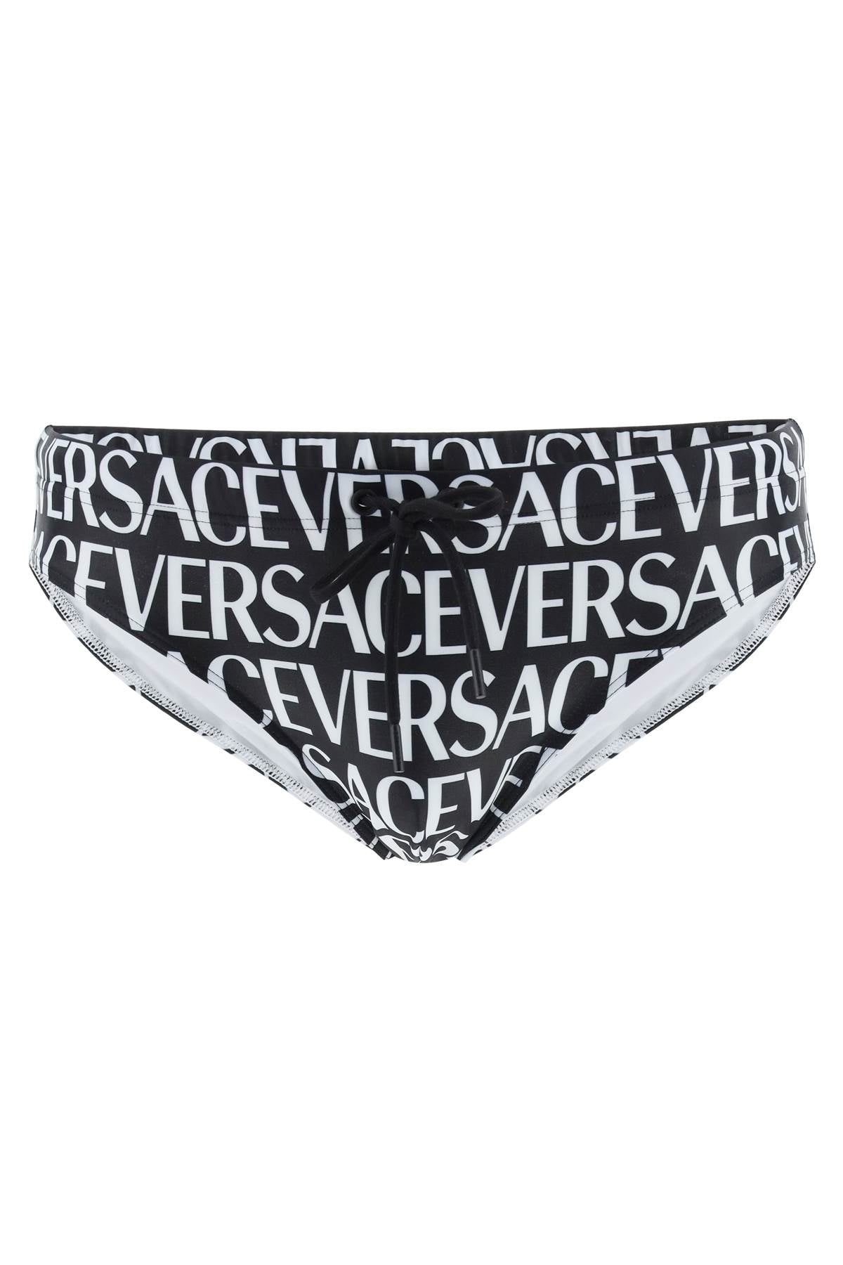 versace allover swim briefs