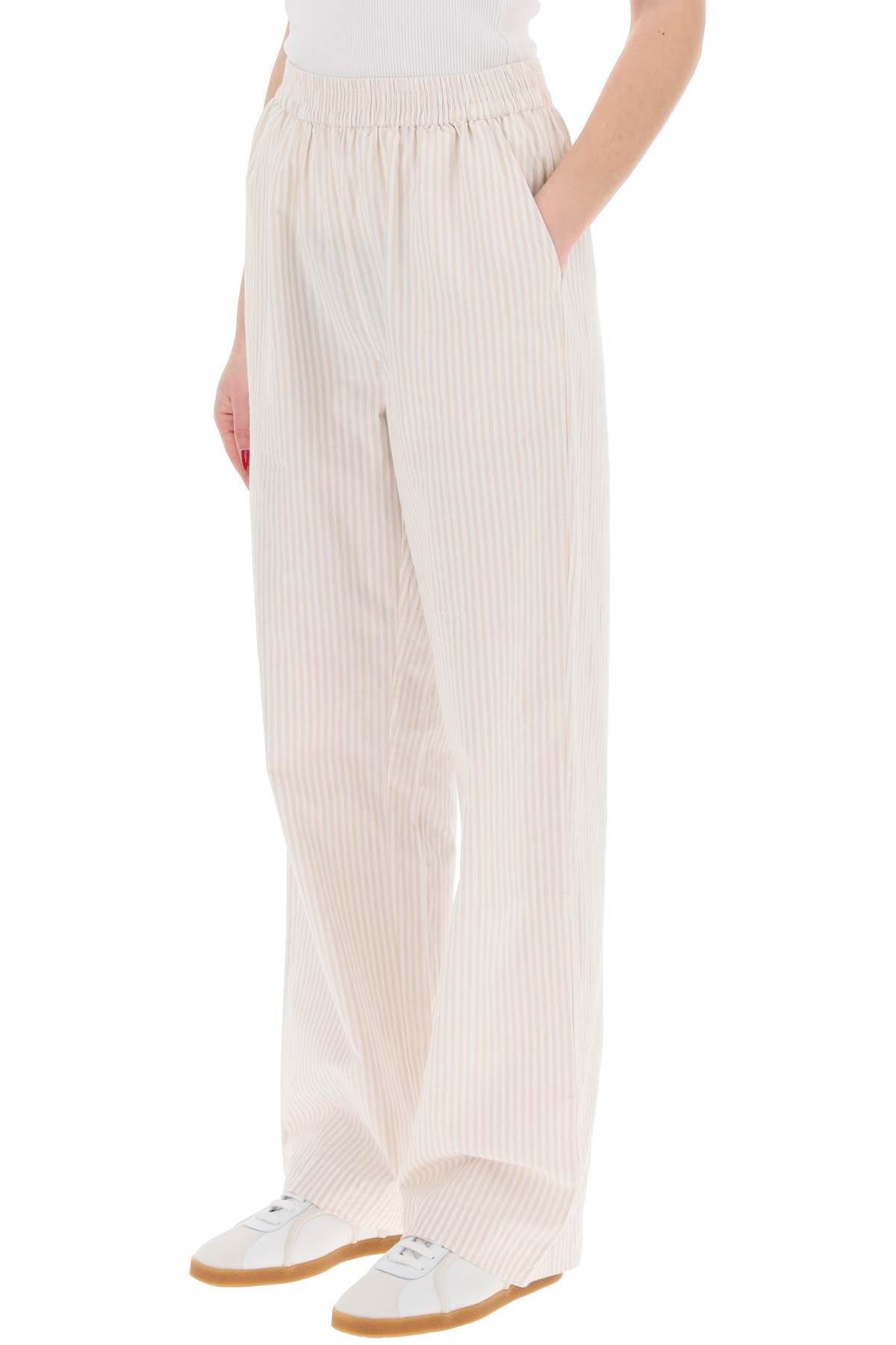 Skall Studio "organic cotton striped claudia pants"