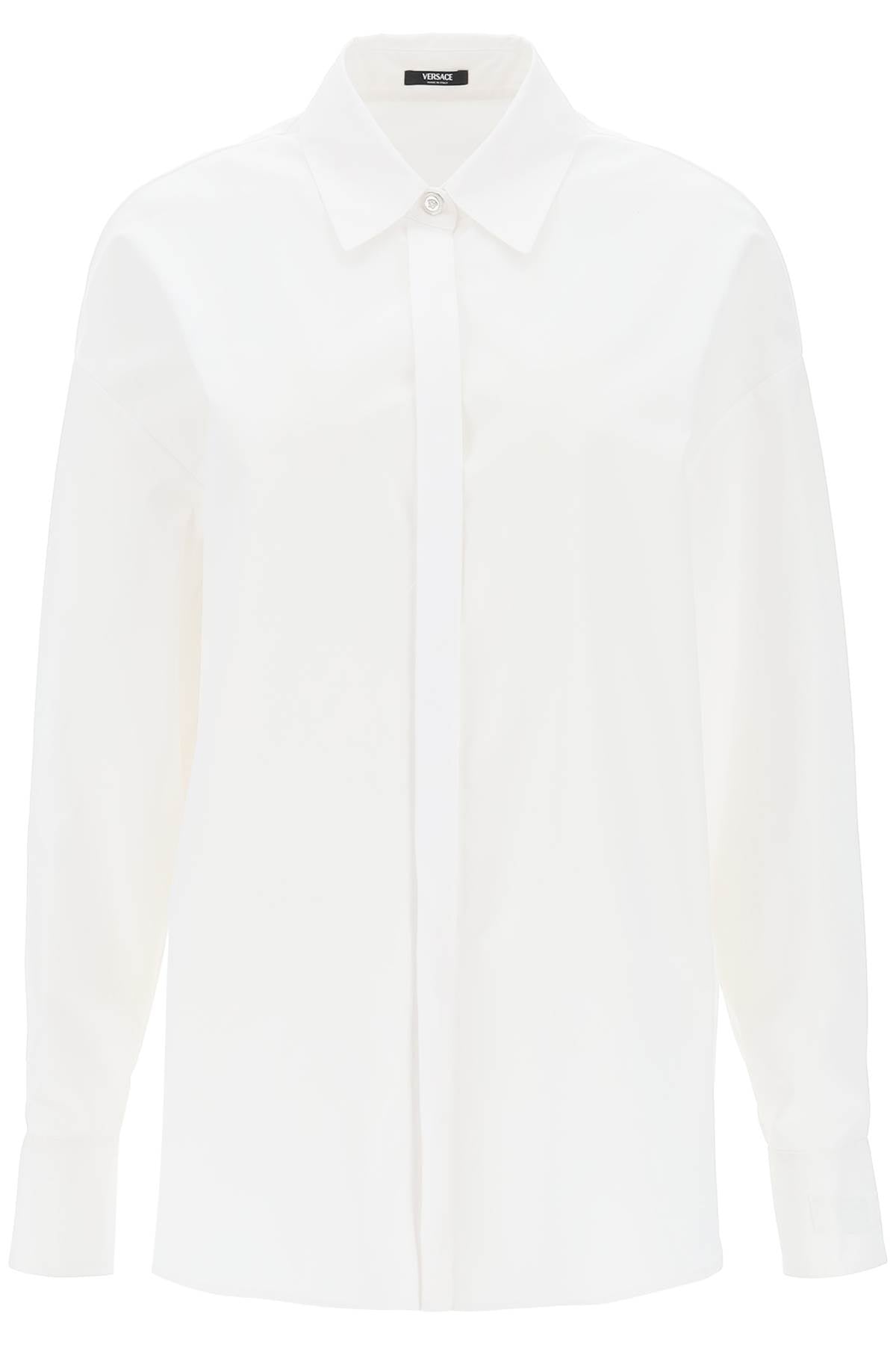 Versace oversized poplin shirt