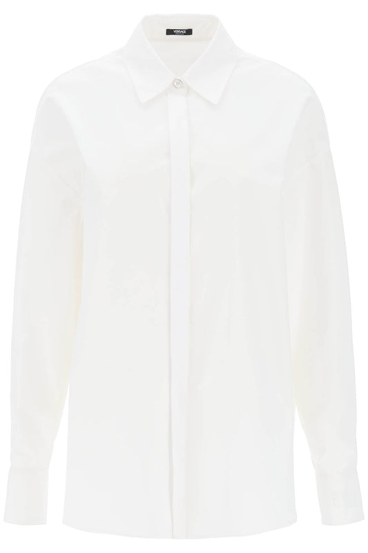 Versace oversized poplin shirt