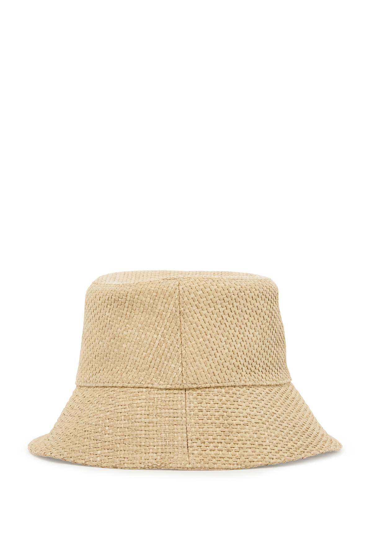 Versace raffia bucket hat for