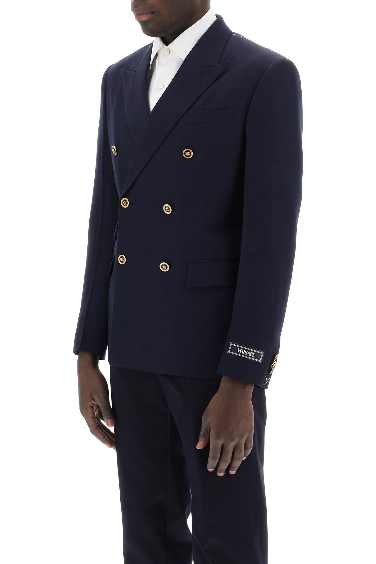 Versace tailored jacket with medusa buttons