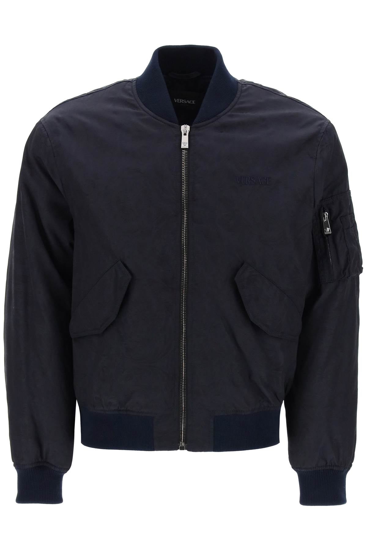 Versace barocco bomber jacket