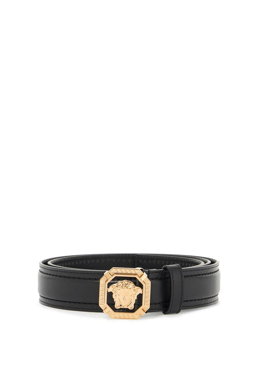 Versace "leather medusa belt with