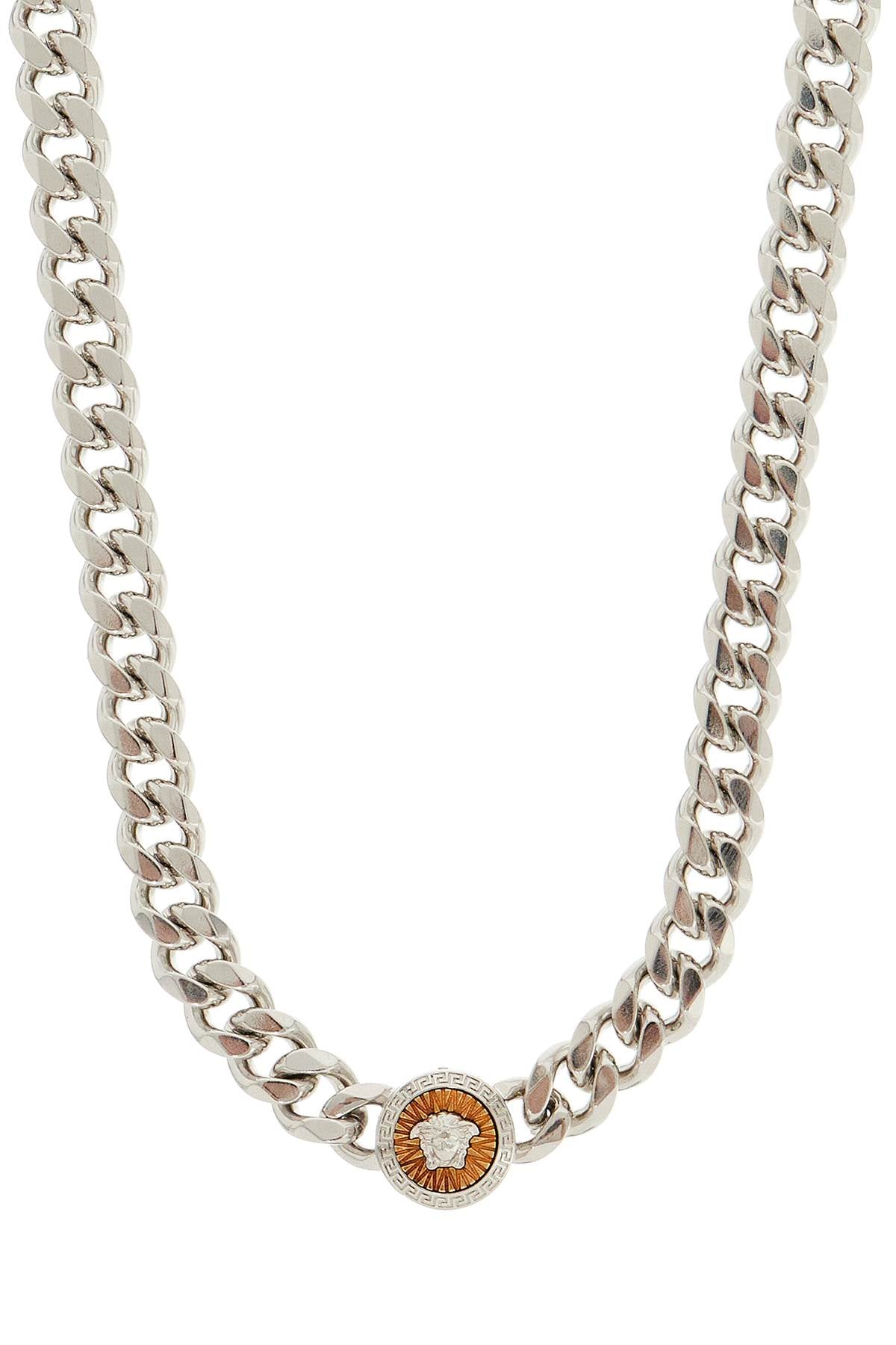 Versace medusa chain necklace with pendant