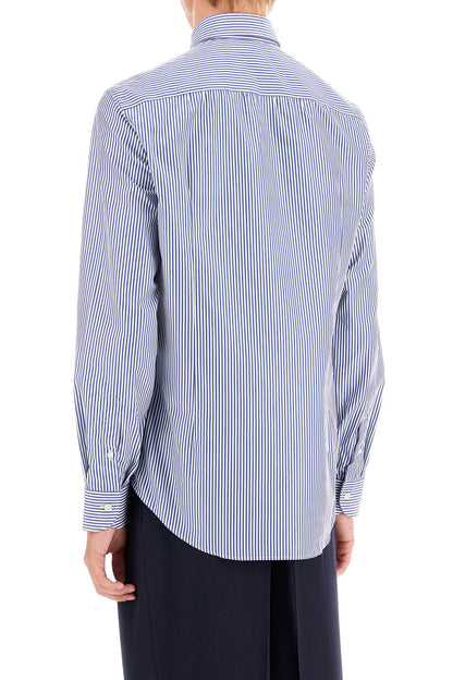 VINCENZO DI RUggIERO slim fit twill shirt for men