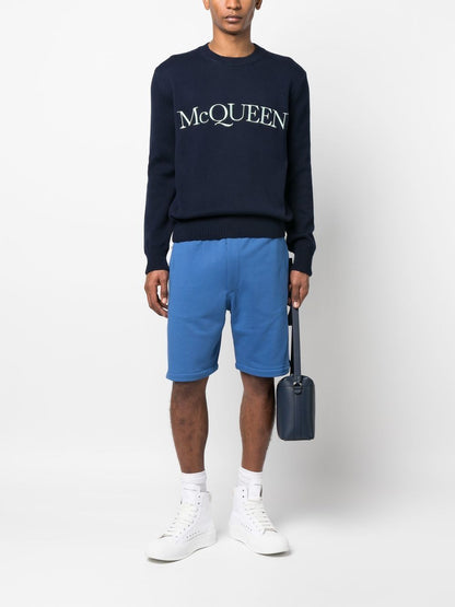 Alexander McQueen Sweaters Blue