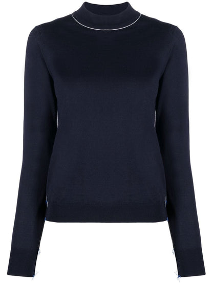 Maison Margiela Sweaters Blue