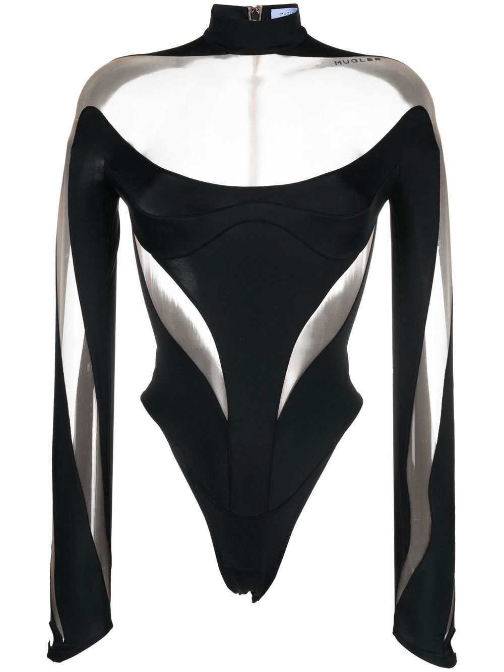 MUGLER Top Black