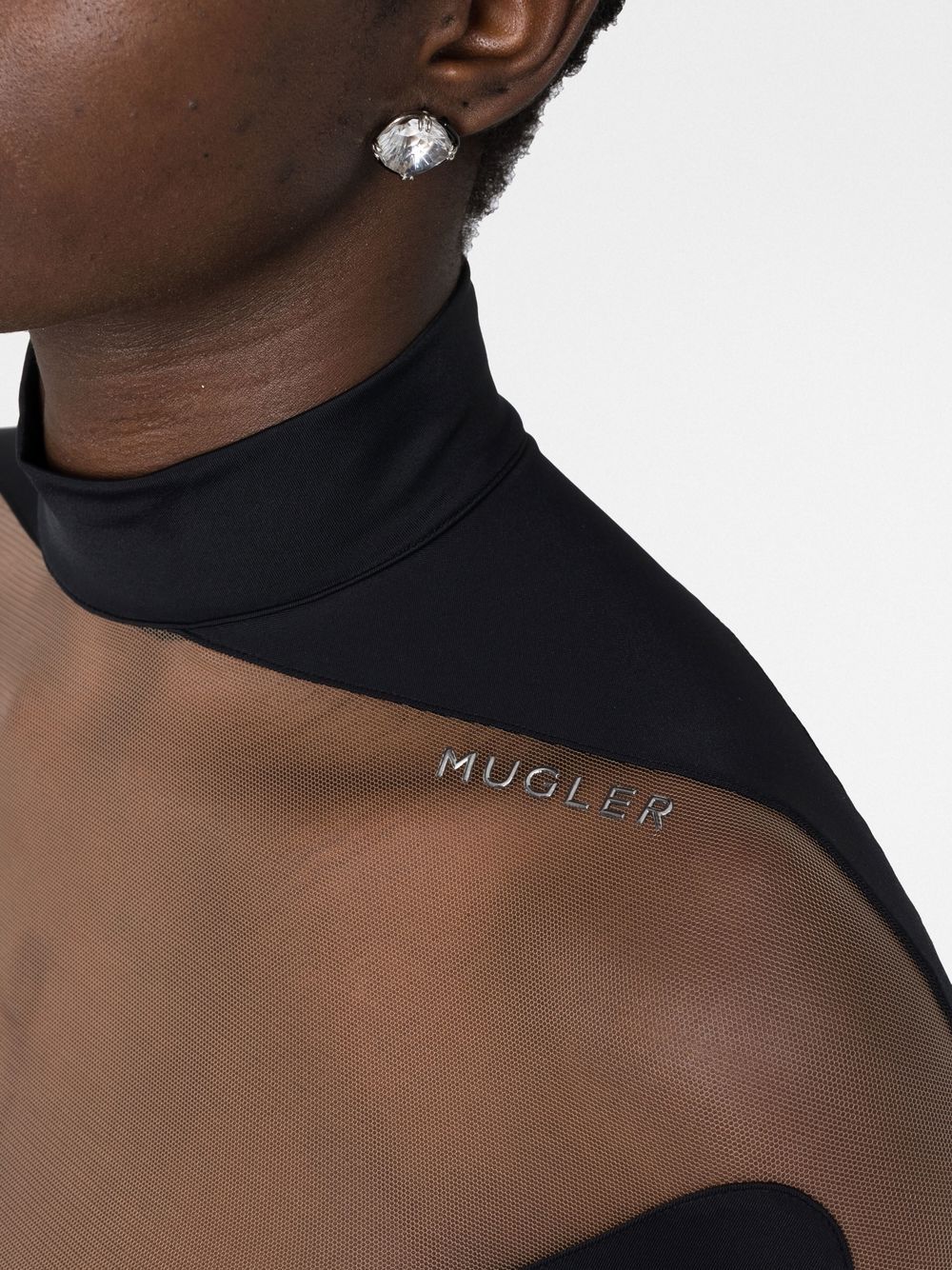 MUGLER Top Black