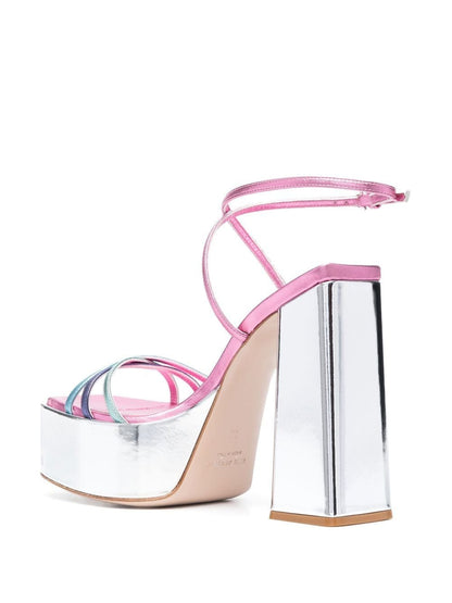 HAUS OF HONEY Sandals Silver