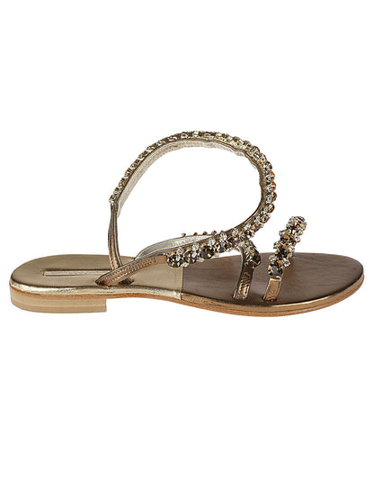 Emanuela Caruso Sandals Golden