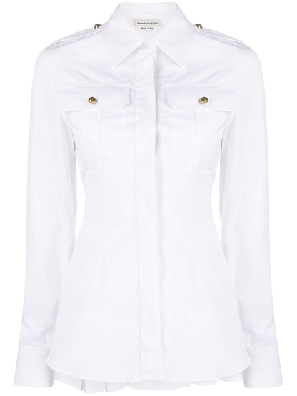 Alexander McQueen Shirts White