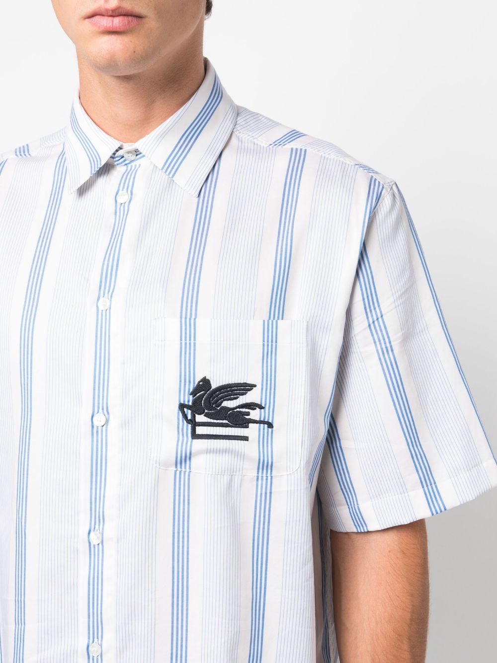 Etro Shirts Clear Blue