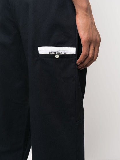 Palm Angels Trousers Blue