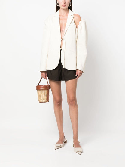 JACQUEMUS Jackets White