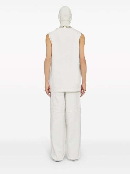 JIL SANDER FASHION Trousers White