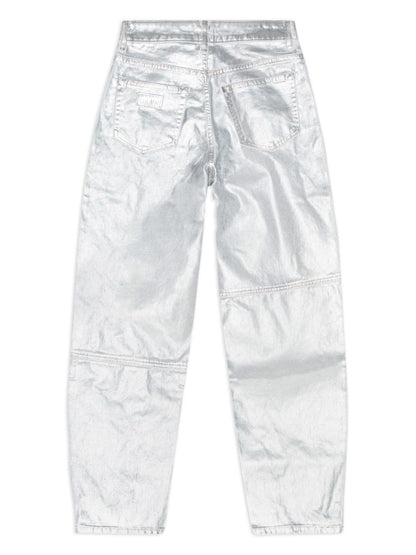 GANNI Jeans White