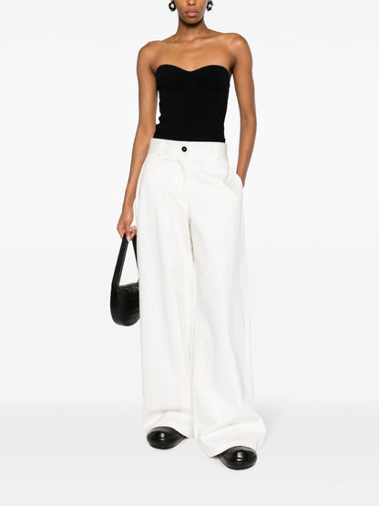 JIL SANDER FASHION Trousers White