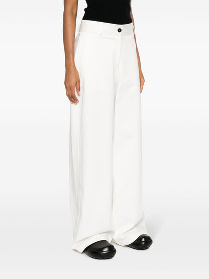 JIL SANDER FASHION Trousers White