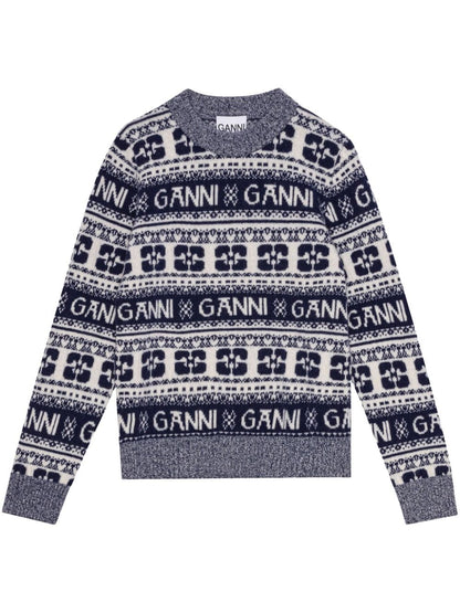 GANNI Sweaters Grey