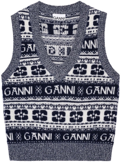 GANNI Sweaters Grey