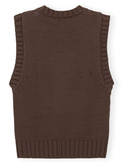 GANNI Sweaters Brown