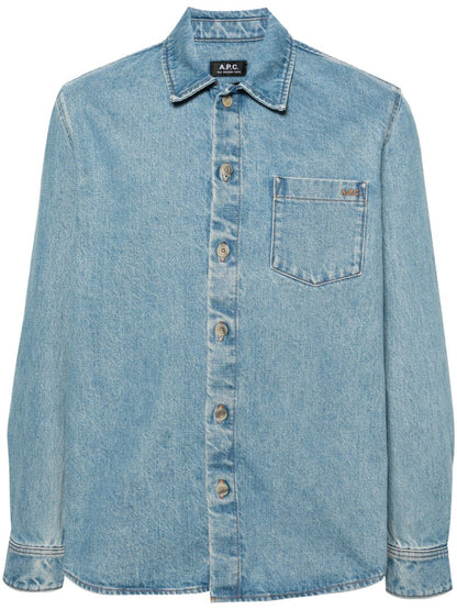 A.P.C. Shirts Blue