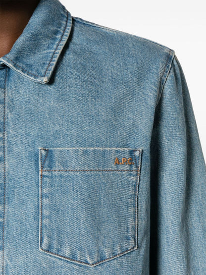 A.P.C. Shirts Blue