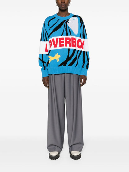 CHARLES JEFFREY LOVERBOY PRE Sweaters Blue