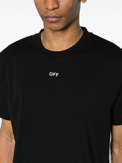 Off White T-shirts and Polos Black