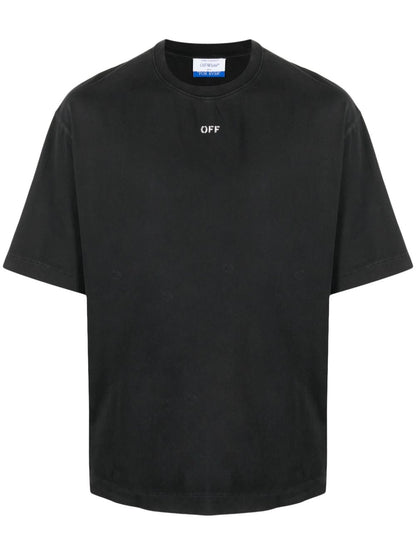 Off White T-shirts and Polos Black