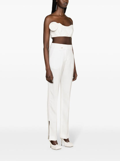 JACQUEMUS Trousers White