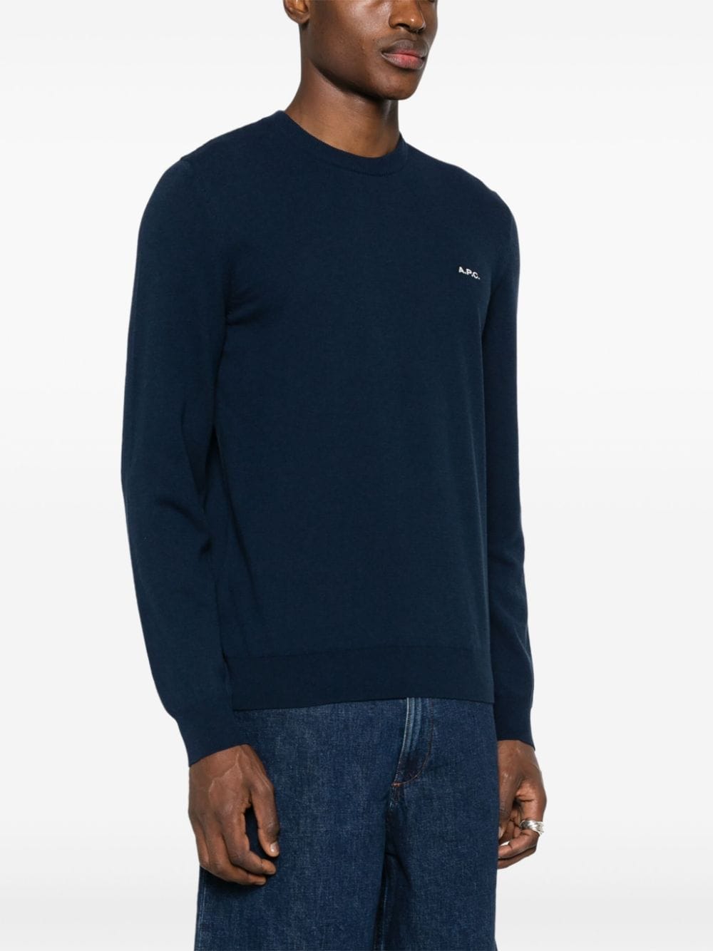 A.P.C. Sweaters Blue