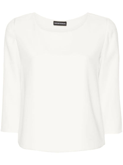 Emporio Armani Sweaters White