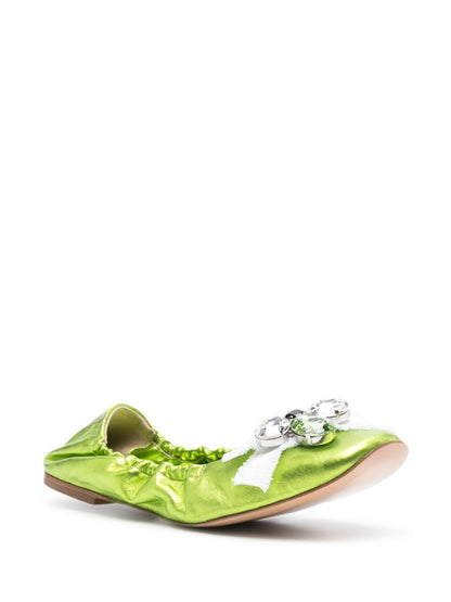 Casadei Flat shoes Green