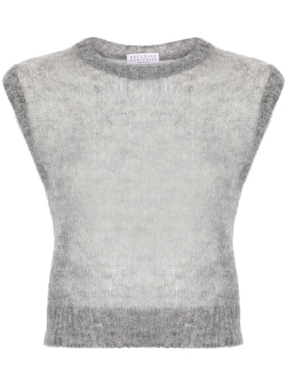 Brunello Cucinelli Sweaters Grey