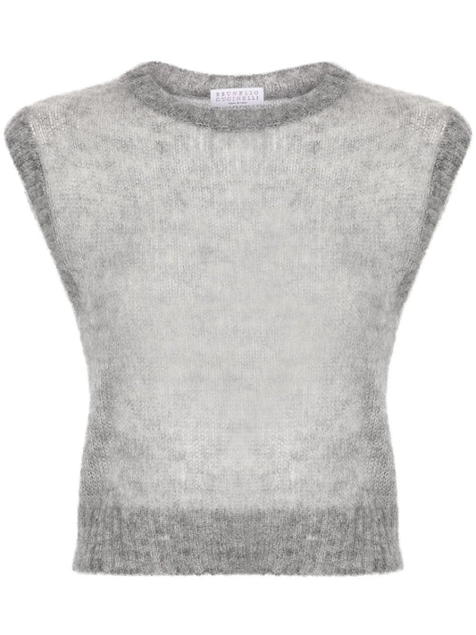 Brunello Cucinelli Sweaters Grey