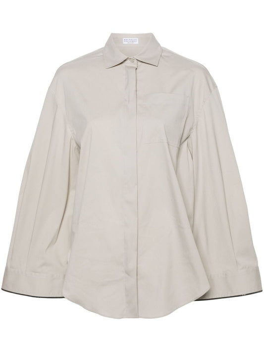 Brunello Cucinelli Shirts Beige