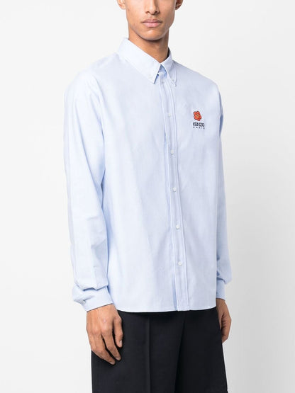 Kenzo Shirts Clear Blue