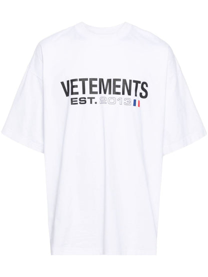 Vetements T-shirts and Polos White