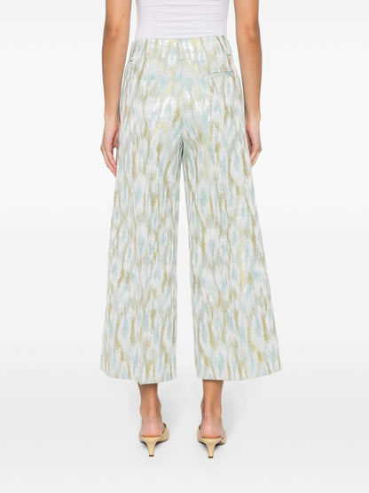 Erika Cavallini Semi-Couture Trousers MultiColour